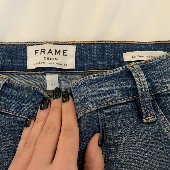 Frame Denim Le Flare de Frame size 28 - Picture 3 of 3